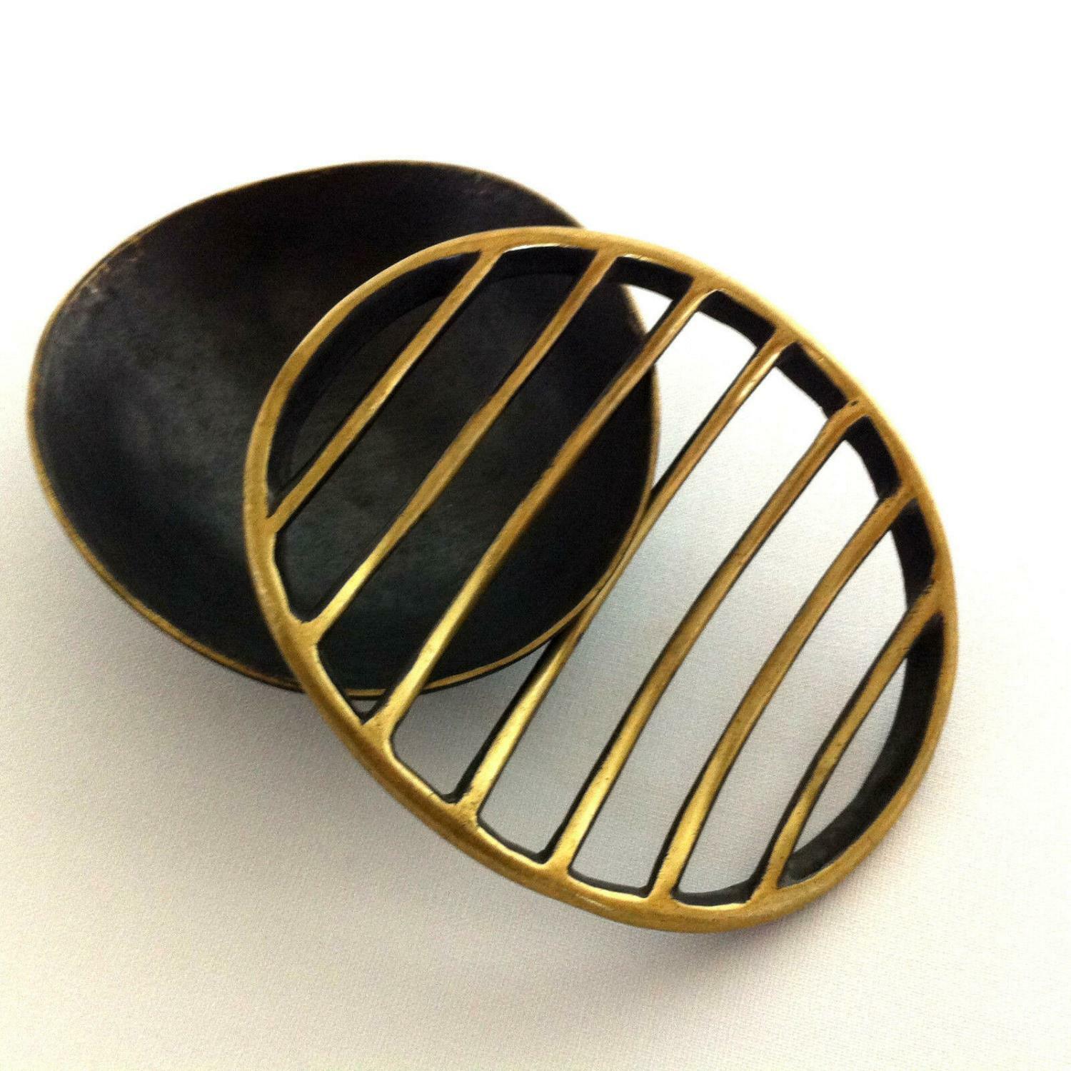 Walter BOSSE (punz.) Ascher Aschenbecher Schale Art Déco Messing KUFSTEIN