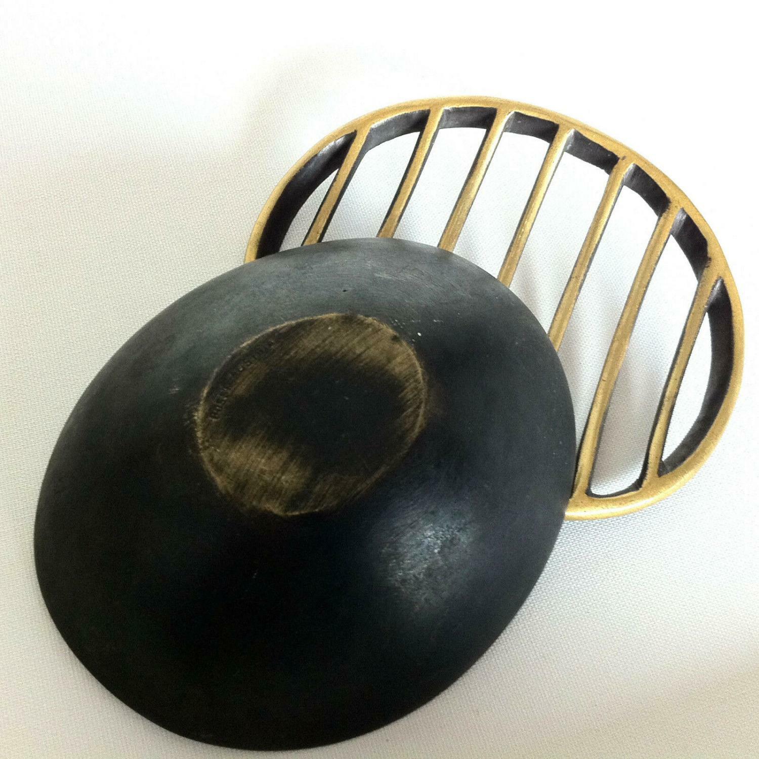 Walter BOSSE (punz.) Ascher Aschenbecher Schale Art Déco Messing KUFSTEIN