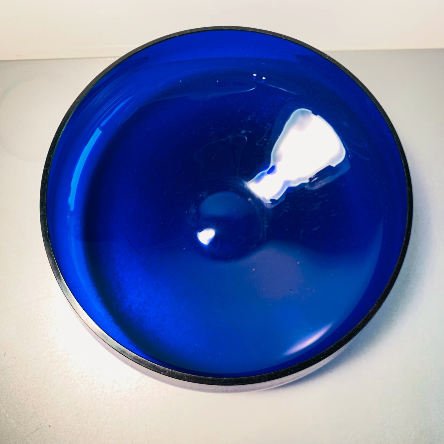 Schalen Schüssel Schälchen Glas 50er 60er blau Set 15/16 cm 50er 60er