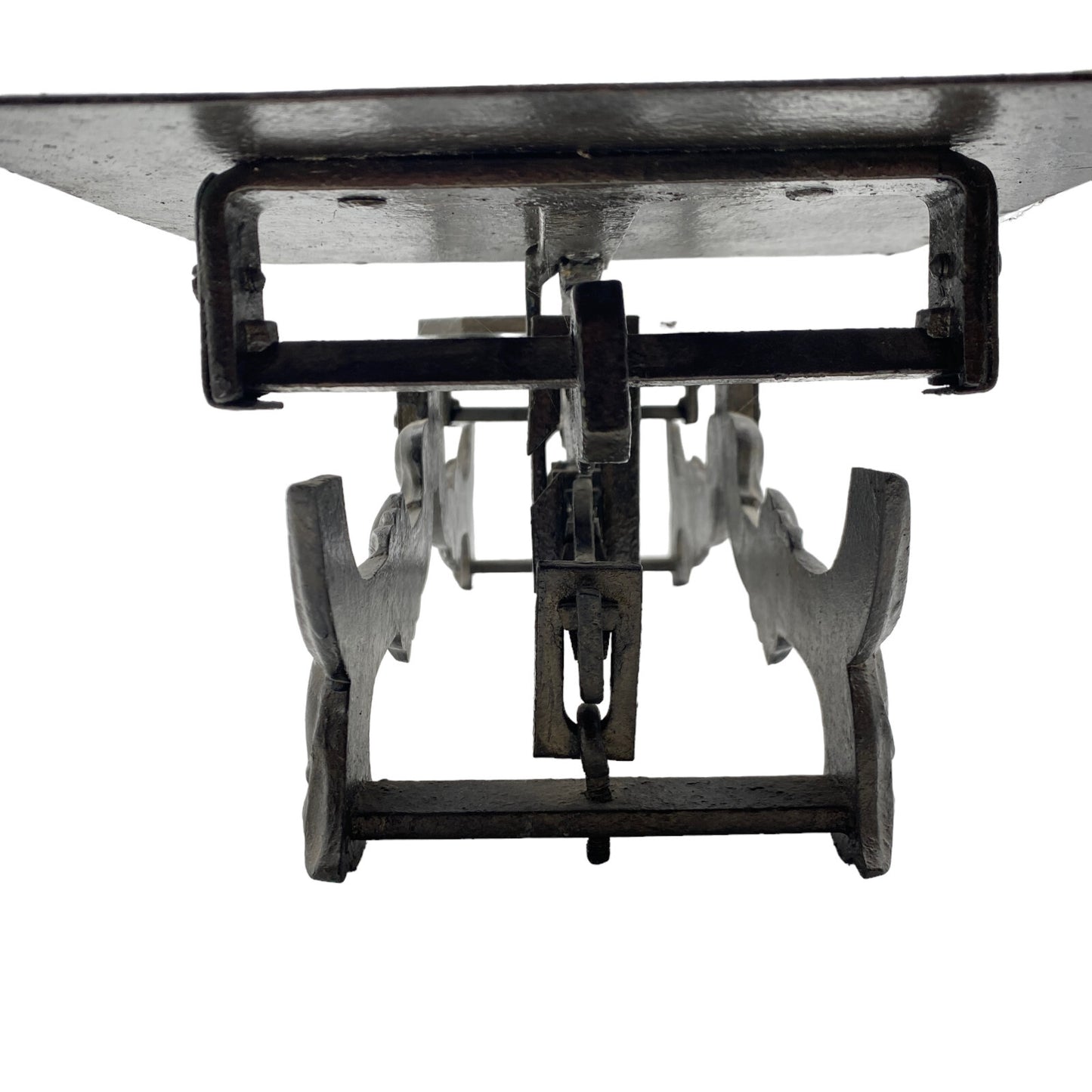Vintage WAAGE Haushaltswaage Küchenwaage bis 5kg Eisen Messing  Tafelwaage