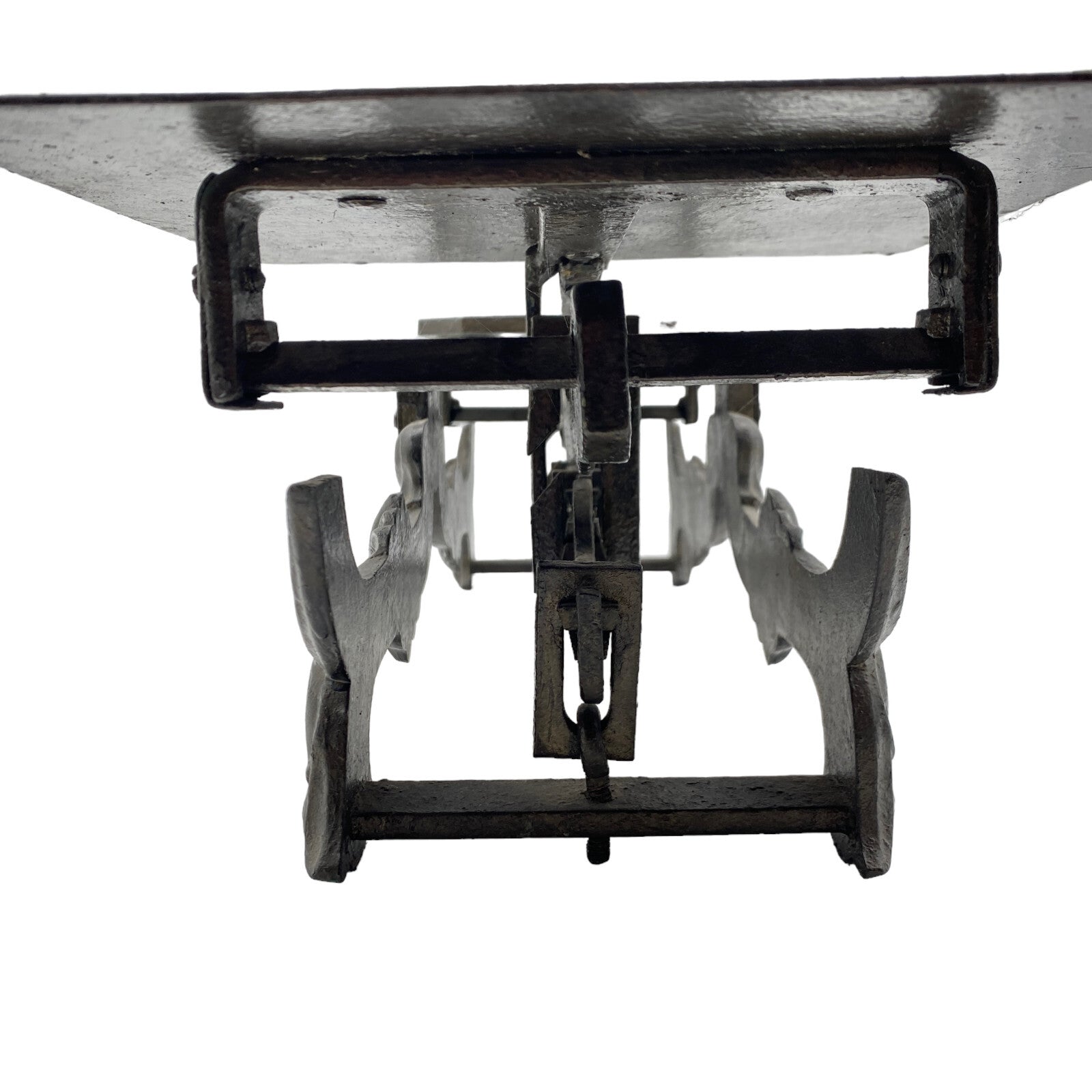 Vintage WAAGE Haushaltswaage Küchenwaage bis 5kg Eisen Messing  Tafelwaage