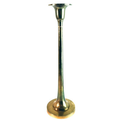 MESSING Kerzenhalter Kerzenständer 30,5 cm Haushaltskerzen 50er 60er