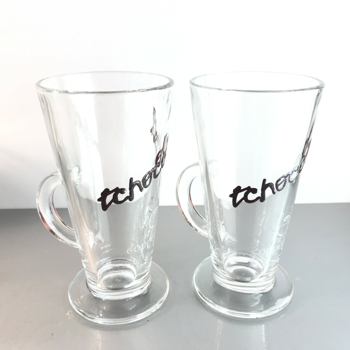 coppeneur Schokoladengläser heiße Schokolade Kaba 2er Set Glas 14,9 cm