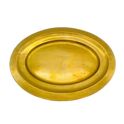 Gallo Vintage Tablett Messing gold 60er 70er L 35 cm Teetablett Hausbar Deko