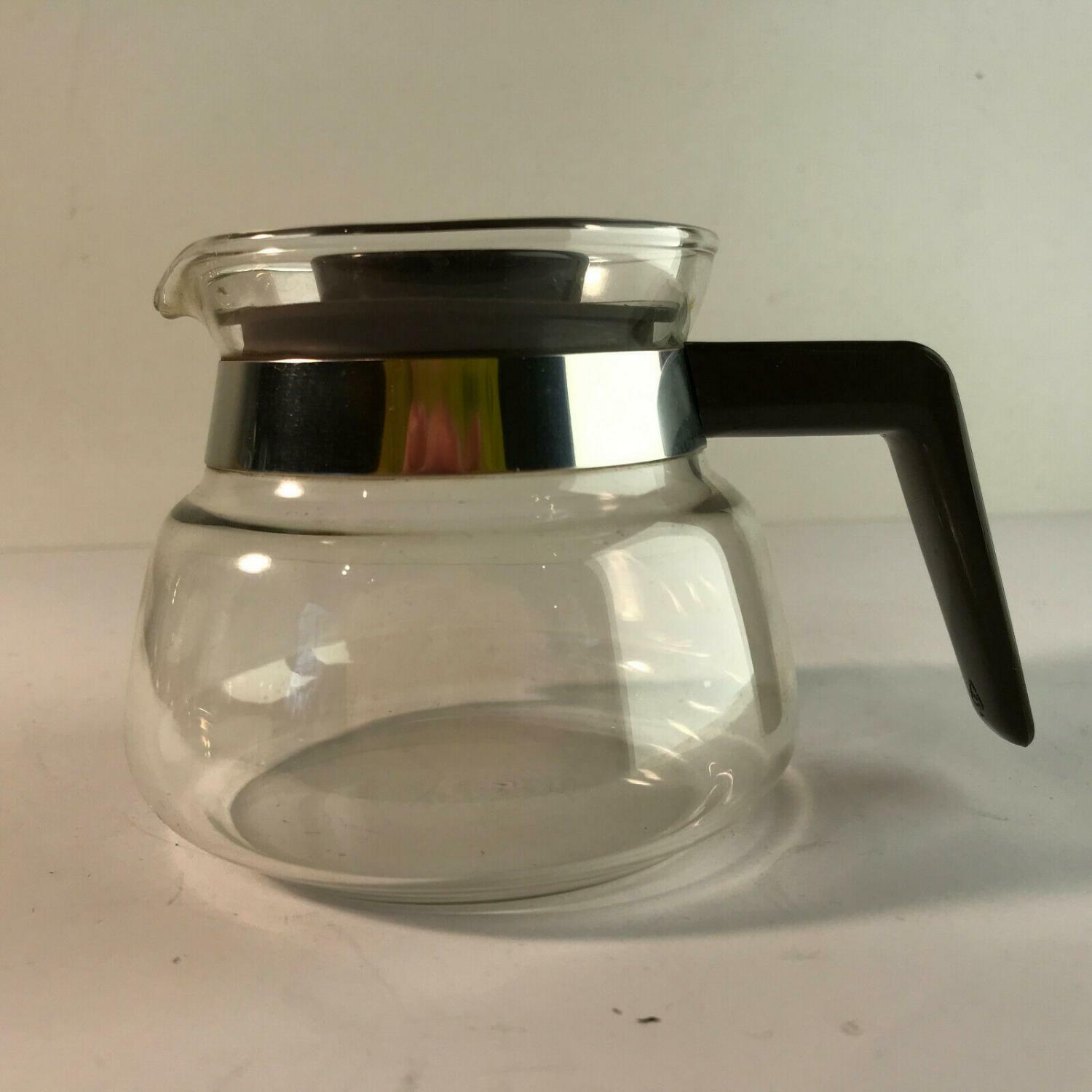 Kaffeekännchen Kanne Glas 70er 200ml Kännchen Portionskännchen