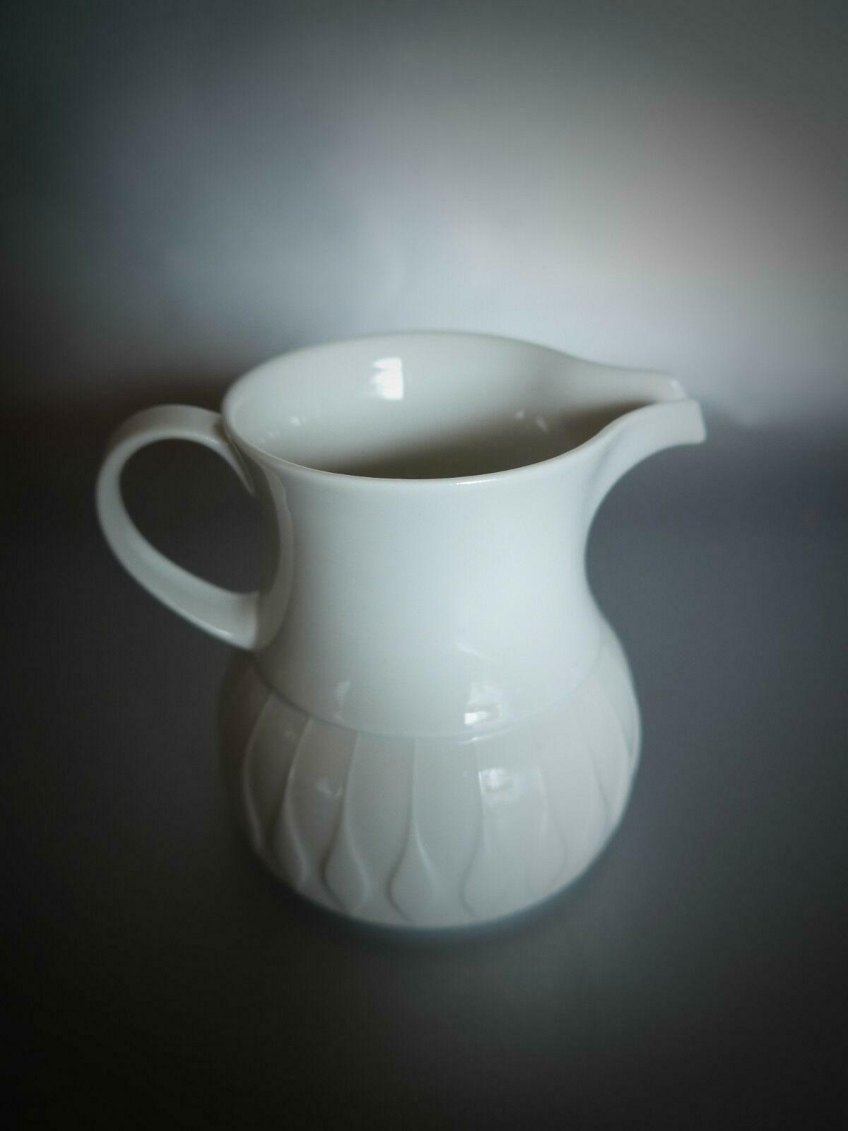 Rosenthal THOMAS Porzellan LANZETTE weiß Milchkännchen Kännchen 70er 