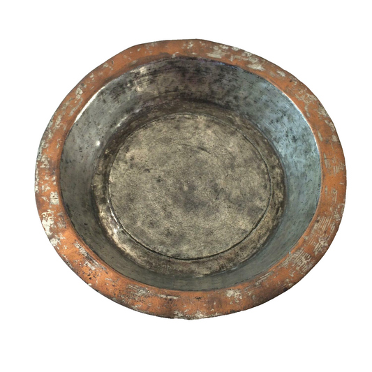 Antiker Teller vmtl. Kupfer Metall  cm handgefertigt Schale Schüssel 