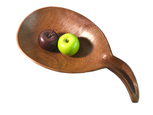 HOLZSCHALE Teak  45 cm Schale Schüssel Vintage 50er 60er MID CENTURY 