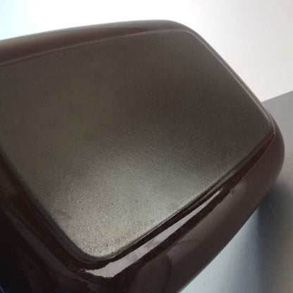 Emaille Form Backform Bratenform braun 23 x 33 cm H 5,5 cm Auflaufform