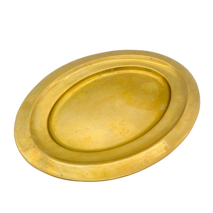 Gallo Vintage Tablett Messing gold 60er 70er L 35 cm Teetablett Hausbar Deko