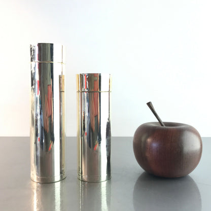 BBI Braucke & Berkenhoff versilbert 60er 70er Kerzenhalter Teelichthalter