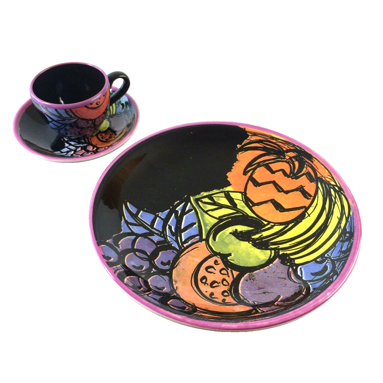 Piral Tahit Collection Frühstücksteller Epressotasse mit Untertasse Set