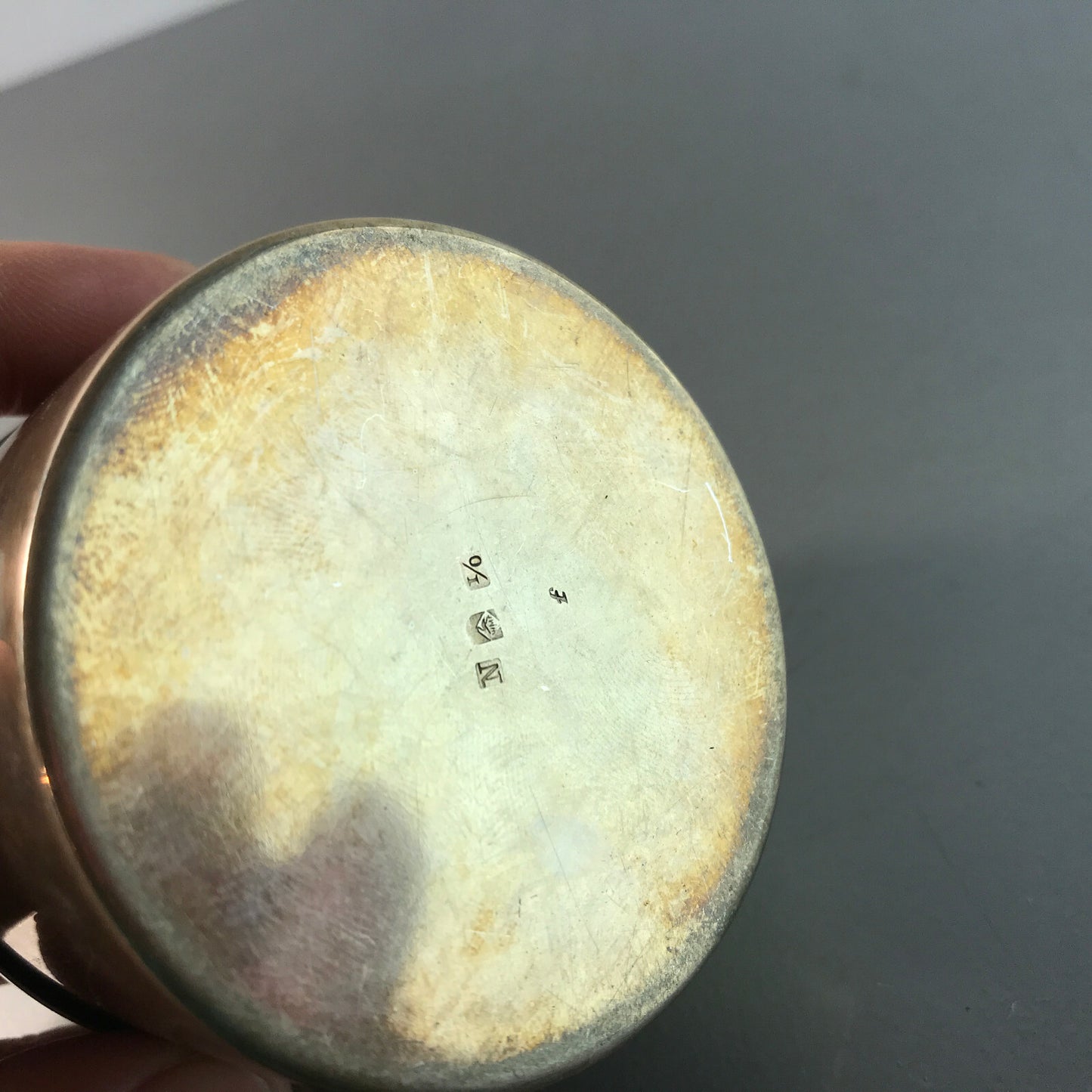 WMF Straußenmarke Dose Art Déco 20er 30er Deckeldose silber Metall 