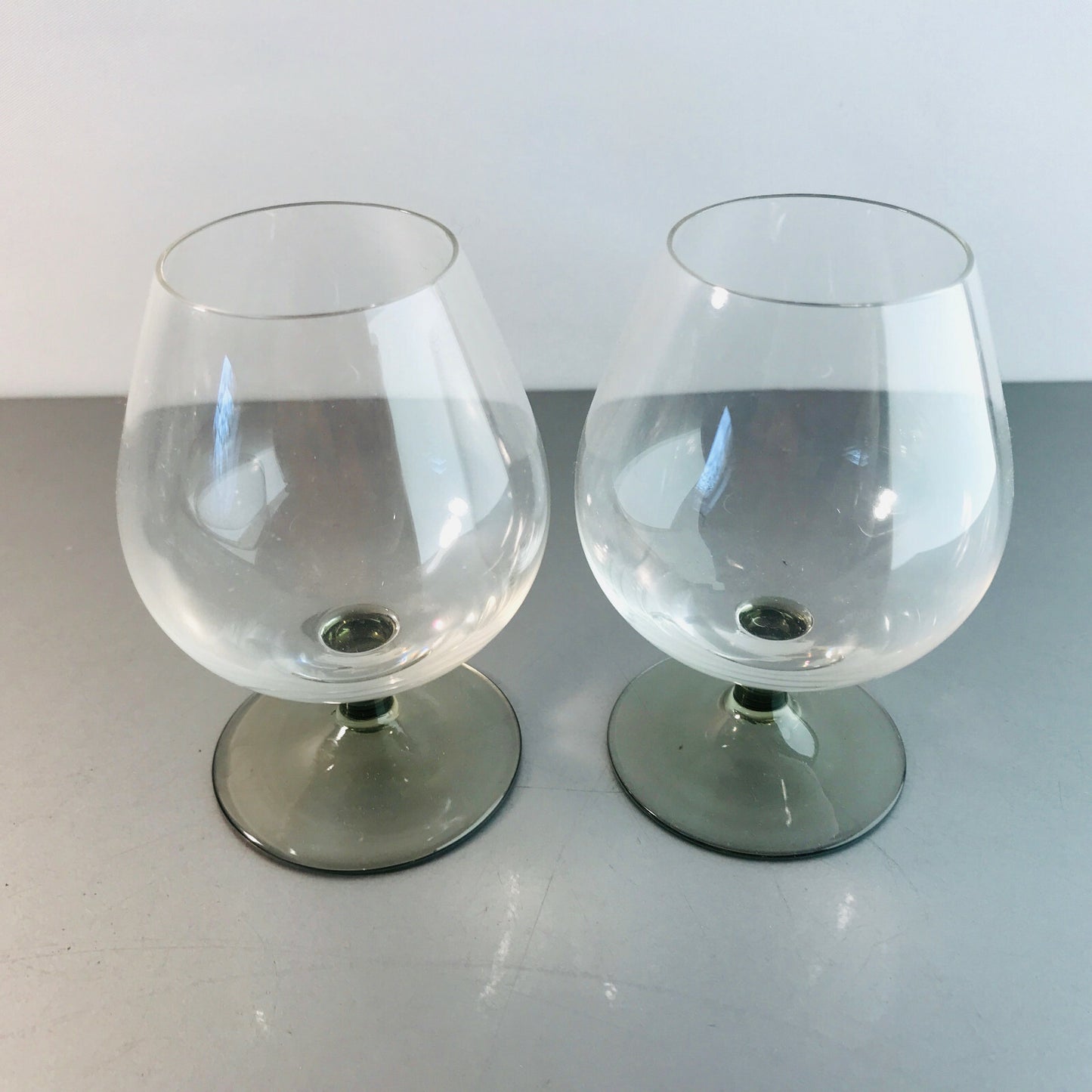 Cognacgläser 50er Brandweingläser Gläser Likörgläser 10,2 cm Rauchglas