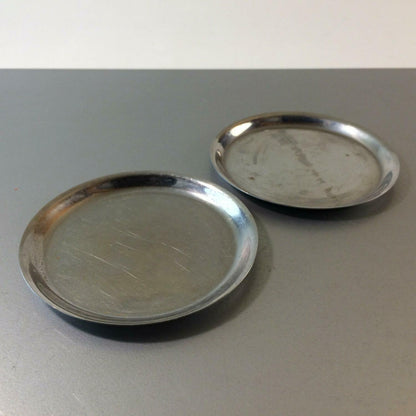 Edelstahl Untersetzer 9,5 cm 2er 70er Teller für Teegläser  oder Gläser