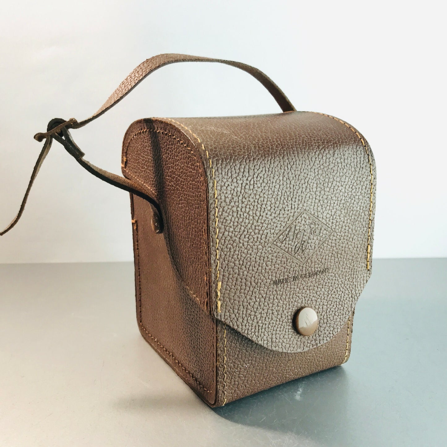 agfa Synchro Box Foto mit Tasche Leder