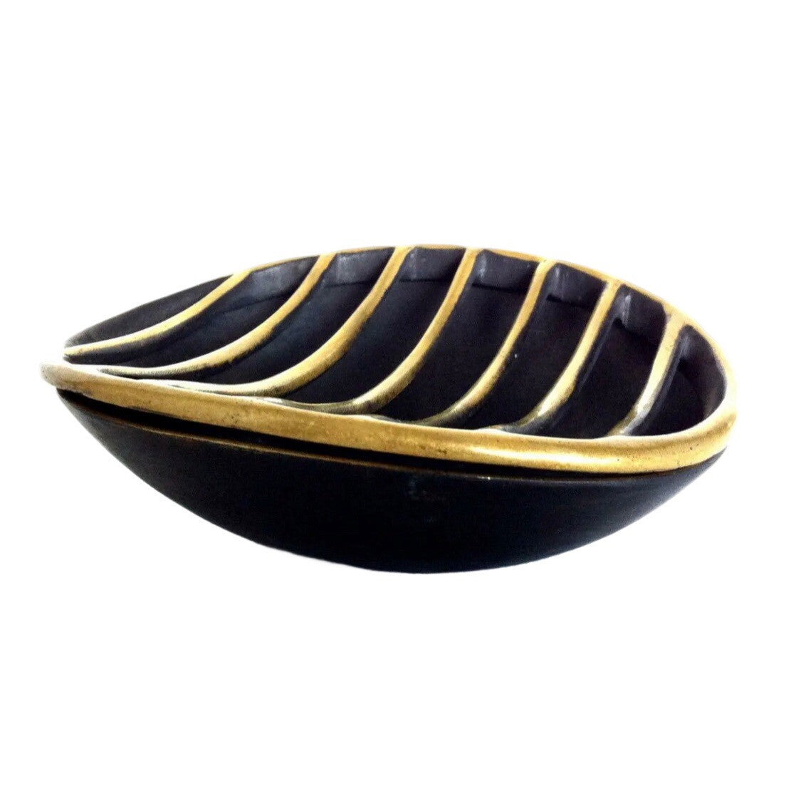 Walter BOSSE (punz.) Ascher Aschenbecher Schale Art Déco Messing KUFSTEIN