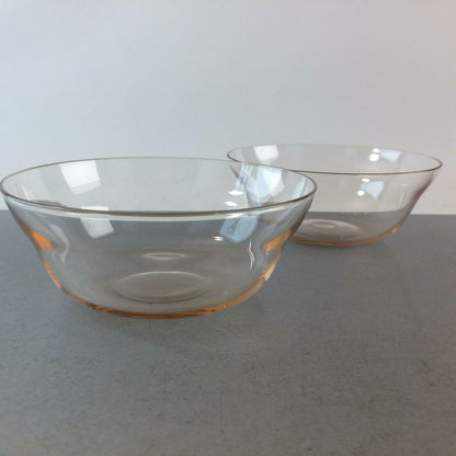 HOLMEGAARD Schälchen rosa rosße Schalen Glas 13 cm 2er Set Schüssel