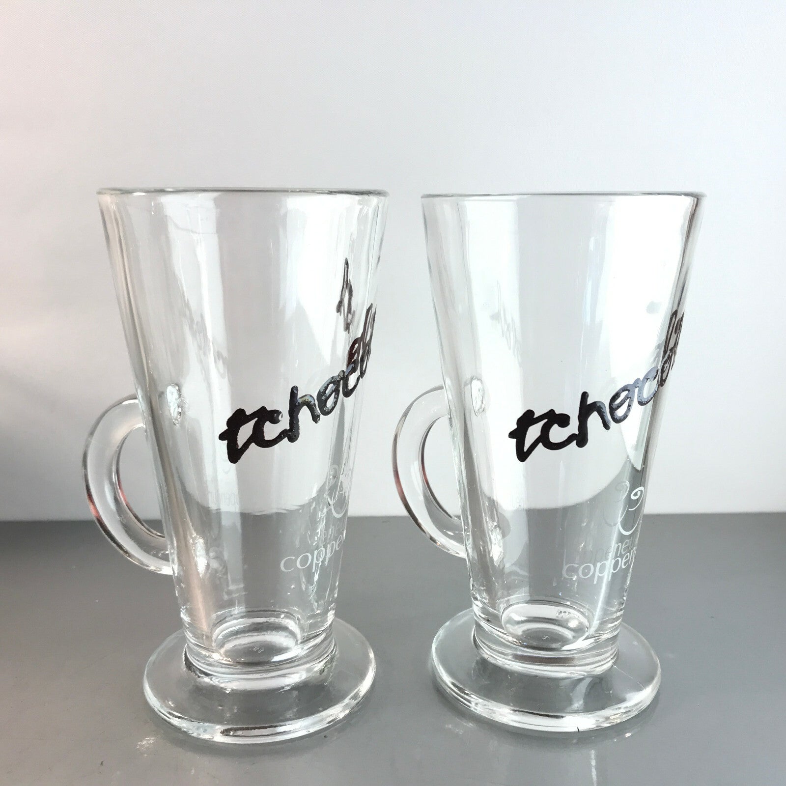 coppeneur Schokoladengläser heiße Schokolade Kaba 2er Set Glas 14,9 cm