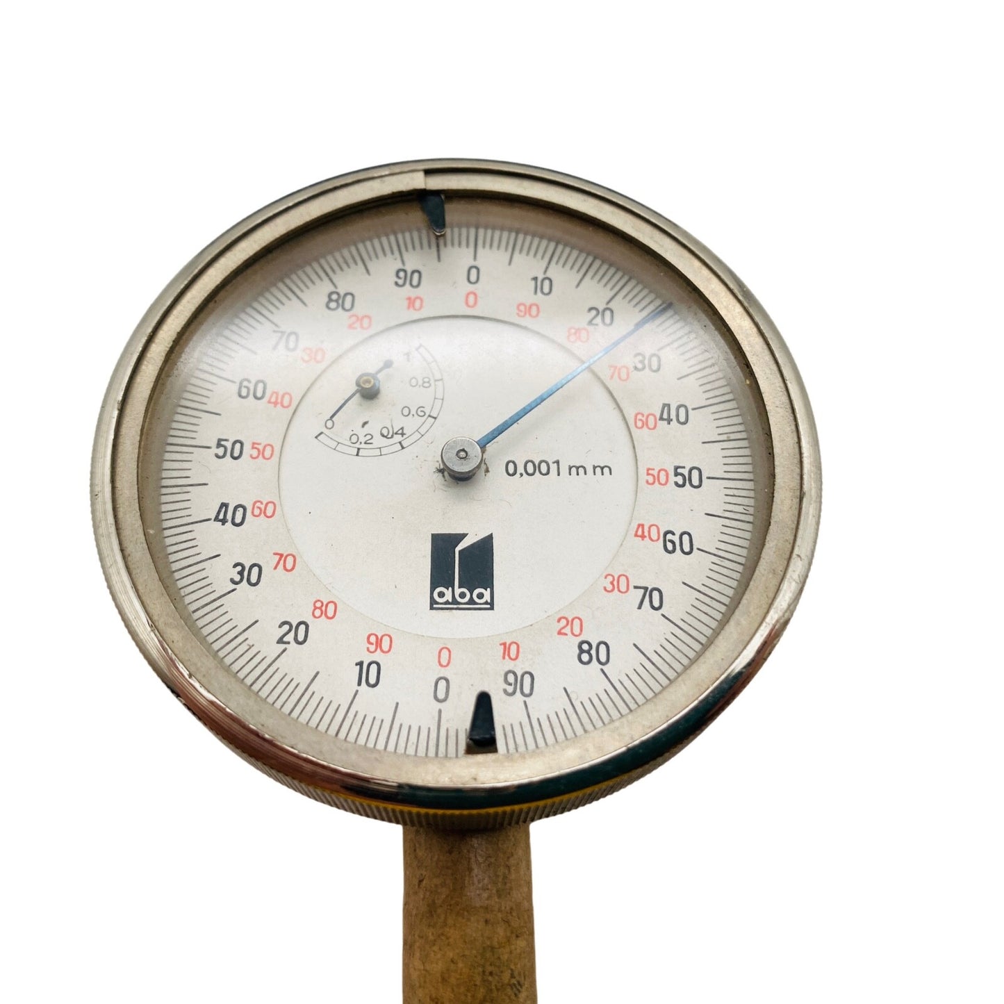 aba Tiefenmesser analgog  0,001 mm Messgerät in Koffer Vintage Messuhr