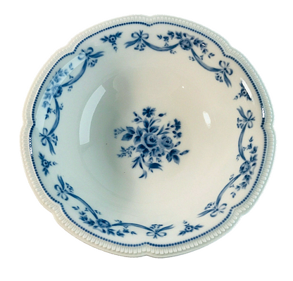 H&C Selb HEINRICH Porzellan 50er 60er Echt Kobald Schale Schüssel 23,5cm