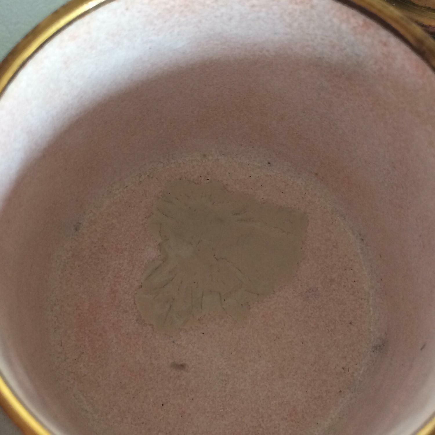 Käthe RUCKENBROD Dose Emaille 50er 60er Stegemaille Cloisonne Deckeldose