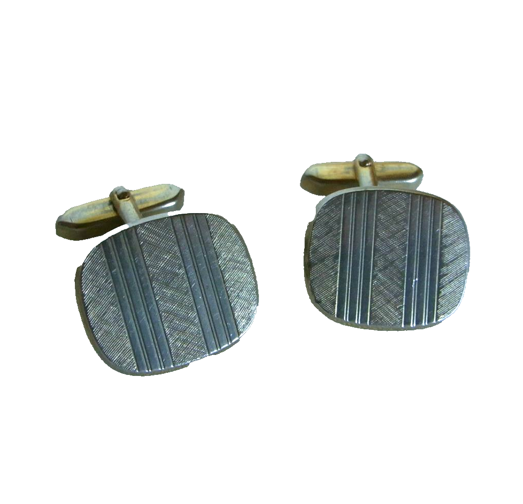Alte MANSCHETTENKNÖPFE Manschetten CUFFLINKS silber 