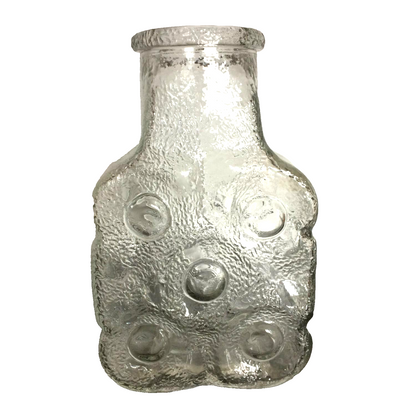 Vase Glasvase GLAS 60er 70er H 22 cm 