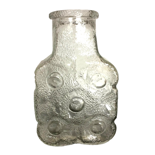 Vase Glasvase GLAS 60er 70er H 22 cm 