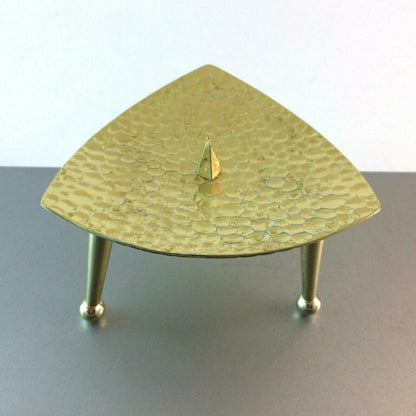 ALU Kerzenhalter Kerzenständer 11,5 cm 50er Messing farben golden 60er