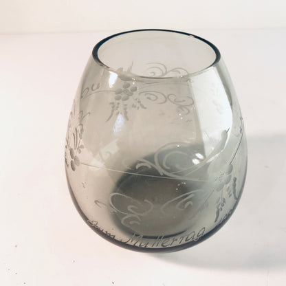 Vintage Vase ZUM MUTTERTAG 1980 Annette 50er 60er 9 cm MID CENTURY