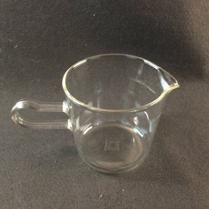 Wilhelm WAGENFELD 30er 40er Großer SOSER Sauciere Jenaer Glas 