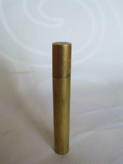 Sehr altes mini FEUERZEUG Benzinfeuerzeug Benzin MESSING H 6,3 cm Sammler