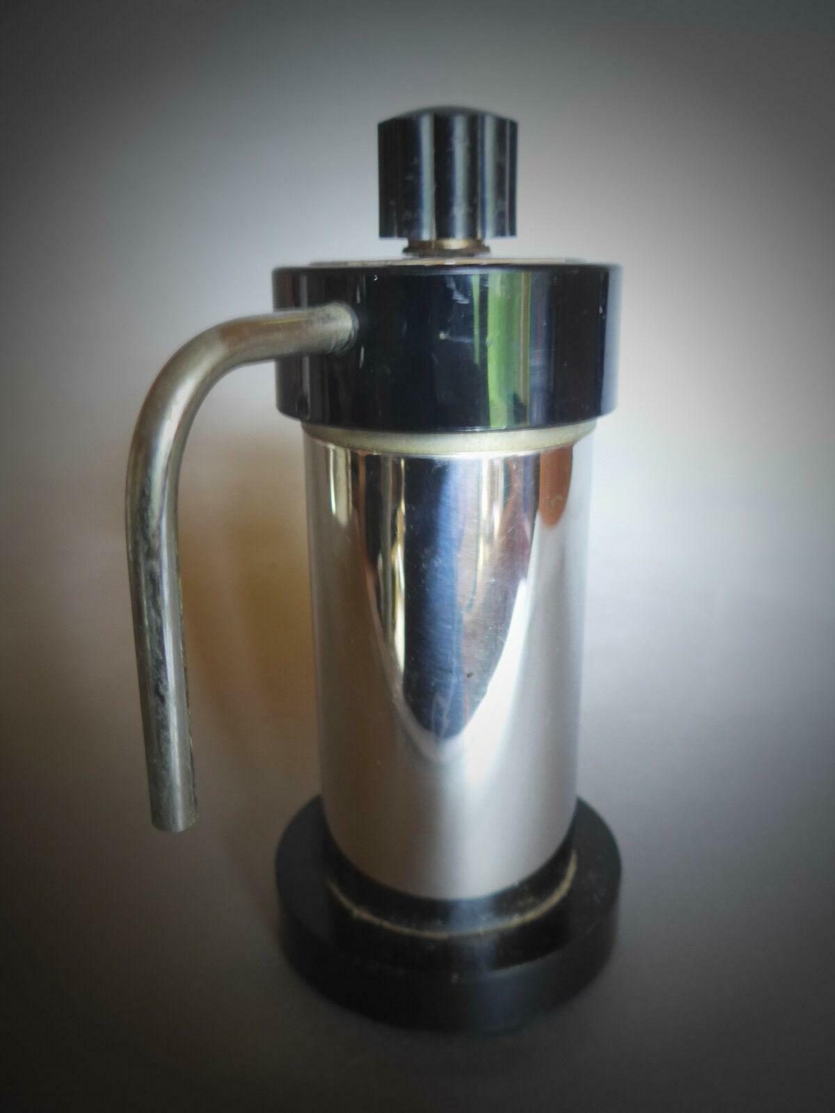 Velox Ferrara PATENT Espressokocher schwarz elektr. 2 Tassen 70er Italy