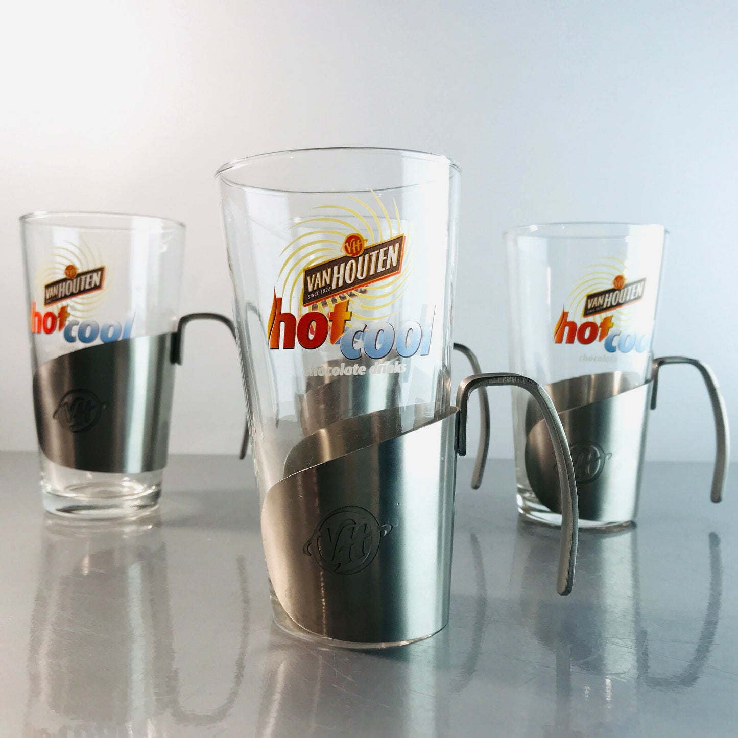 van HOUTEN Gläser 4er Set 13,5 cm Sonderedition hot cool chocolate Drinks