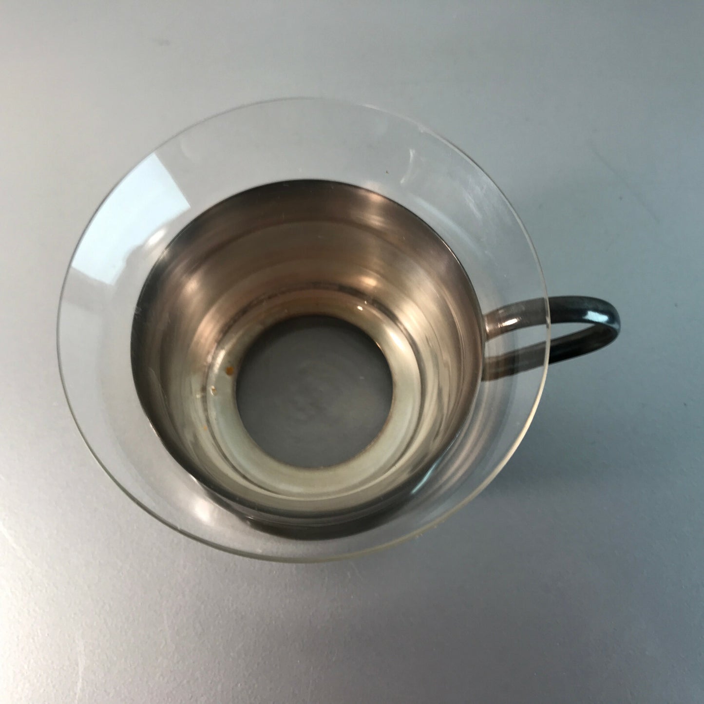 Art Déco Teetasse 30er 40er 50er VINTAGE versilbert Tasse Halter