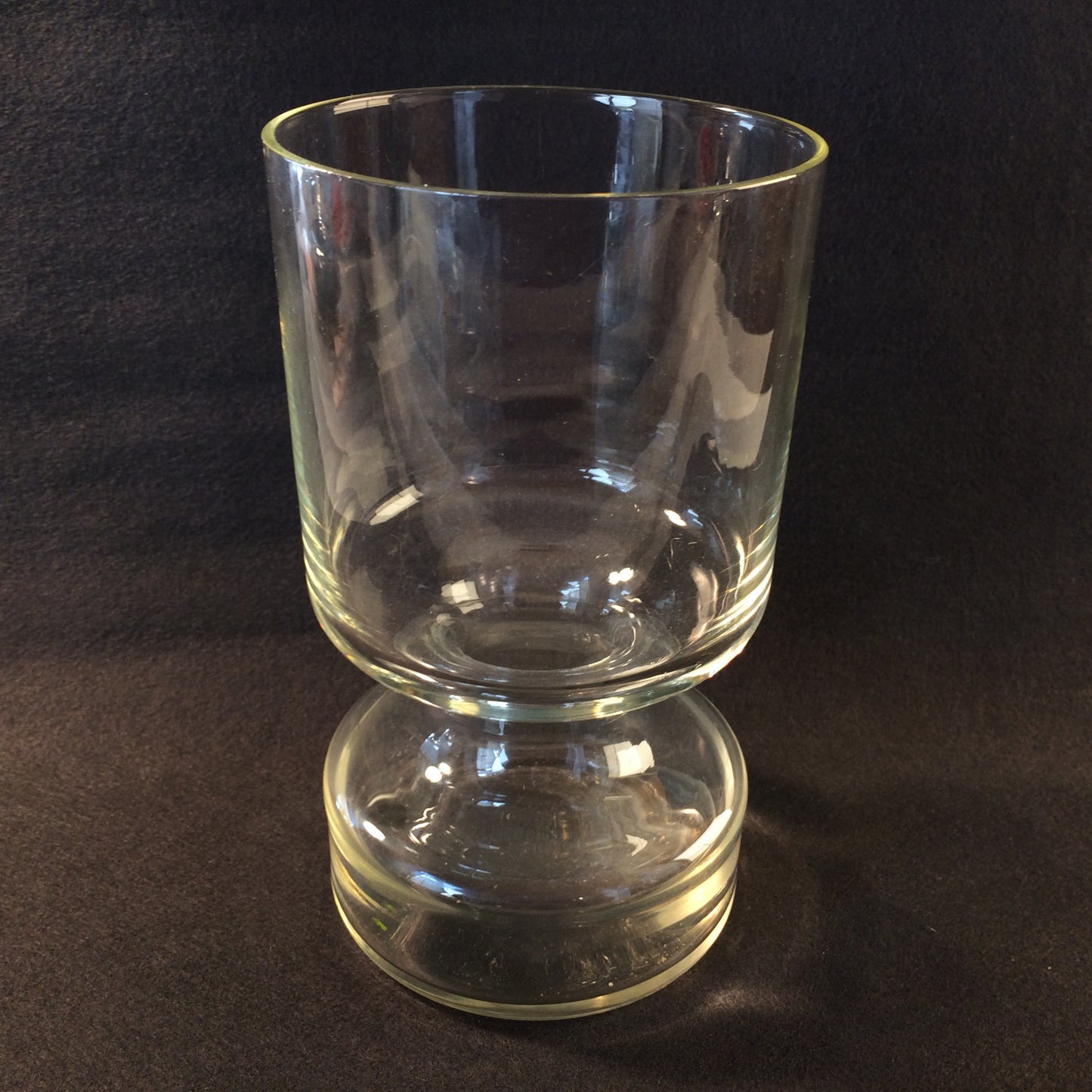 Vintage Vase 60er 70er MID CENTURY Vase Glas  17 cm