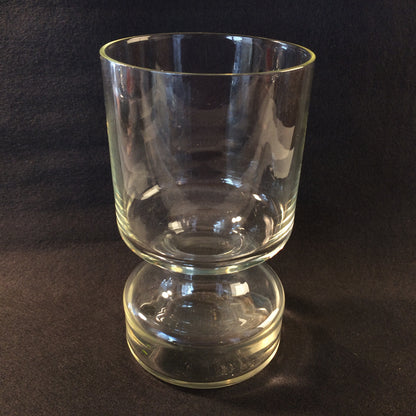 Vintage Vase 60er 70er MID CENTURY Vase Glas  17 cm