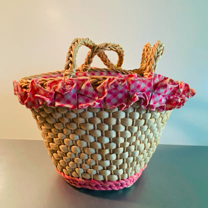 Tasche für Kinder Mädchen Einkaufen Puppentasche B 20 cm rosa