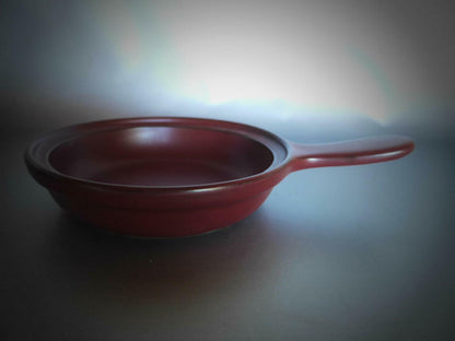 Keramik SAUCIERE Pfännchen Stieltopf mit Marke D 13,5 cm