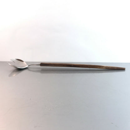 Vintage Löffel Salatbesteck Aufgebelöffel Holz 50er 60er MID CENTURY 34cm
