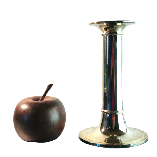 BBI Braucke & Berkenhoff Iserlohn Kerzenhalter versilbert 16 cm