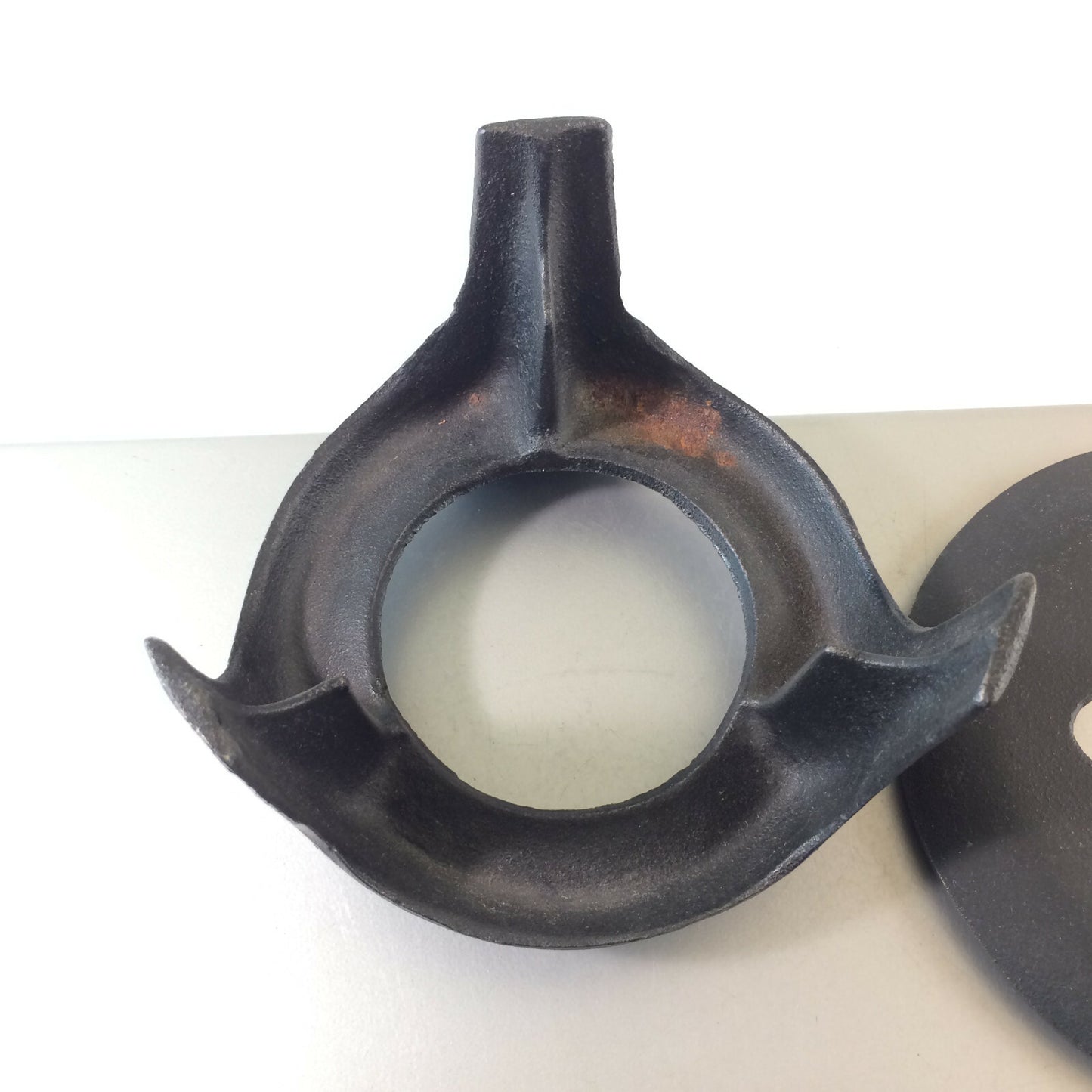 Gusseisen FONDUE Topf Stövchen Rechaude Eisen Vintage Danish Design 60er