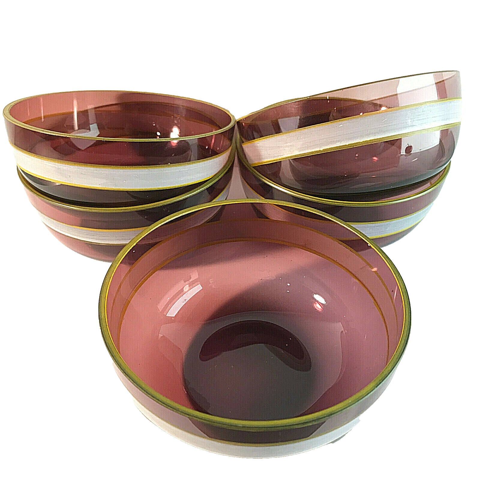 Lila Schälchen Schale 10,3 cm 50er 60er Vintage MID CENTURY Schüssel 