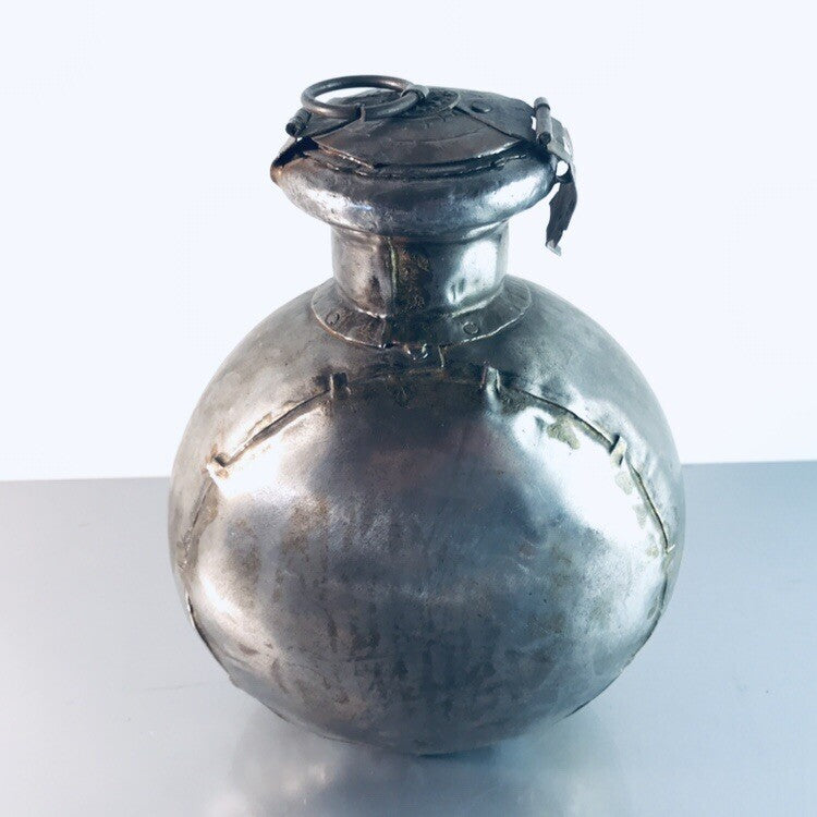 Antike Weinflasche 17./18. Jh. Metall Flasche SAMMLER Adelsbesitz Museum
