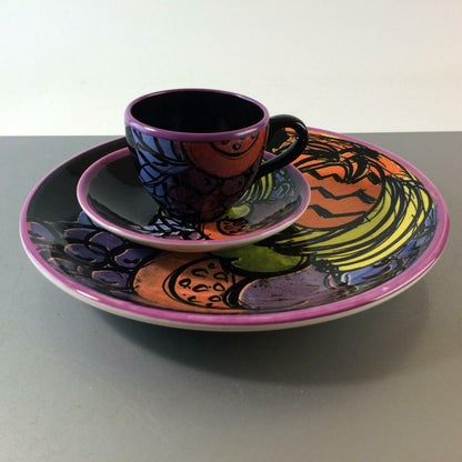 Piral Tahit Collection Frühstücksteller Epressotasse mit Untertasse Set