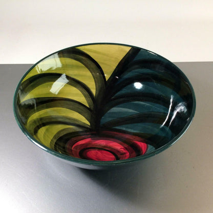 Stützel & Sachs AALEN Handgemalt Schale Schüssel 21,7 cm 60er Vintage