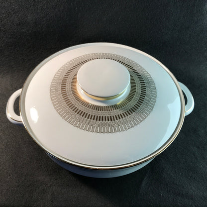 ESCHENBACH Porzellan BAVARIA Schüssel Schale 22 cm Goldrand Deckel