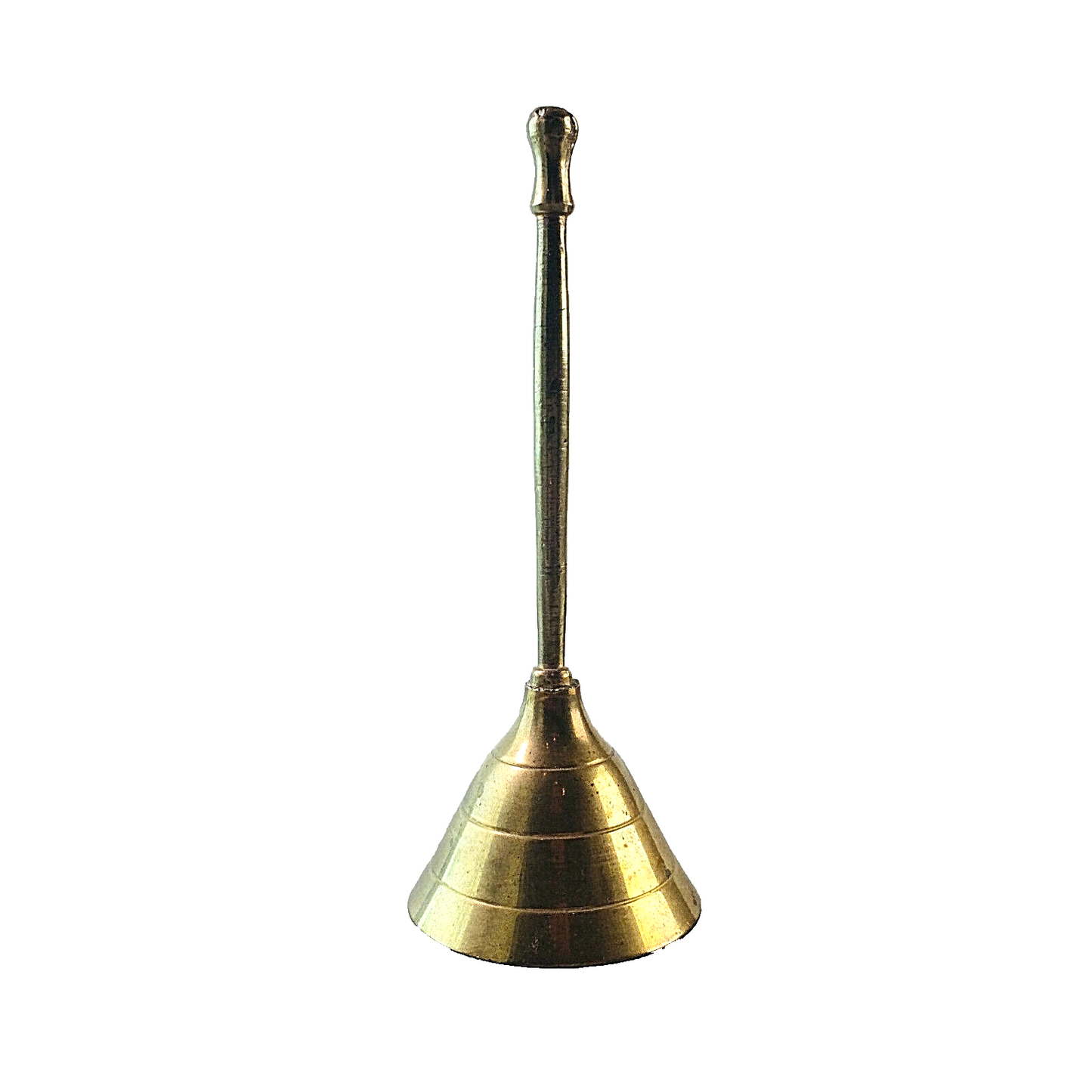 Messing Tischglocke Vintage H 13 cm 50er 60er MID CENTURY Glocke
