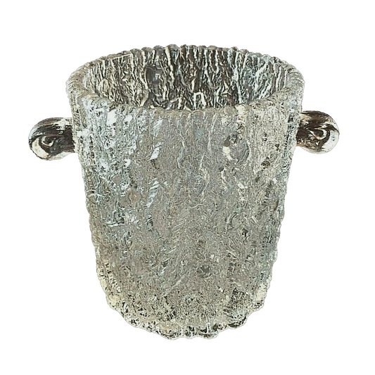 Eiswürfeleimer 50er 60er GLAS Eiseimer Eiswürfelbehälter Eiswürfel 14 cm